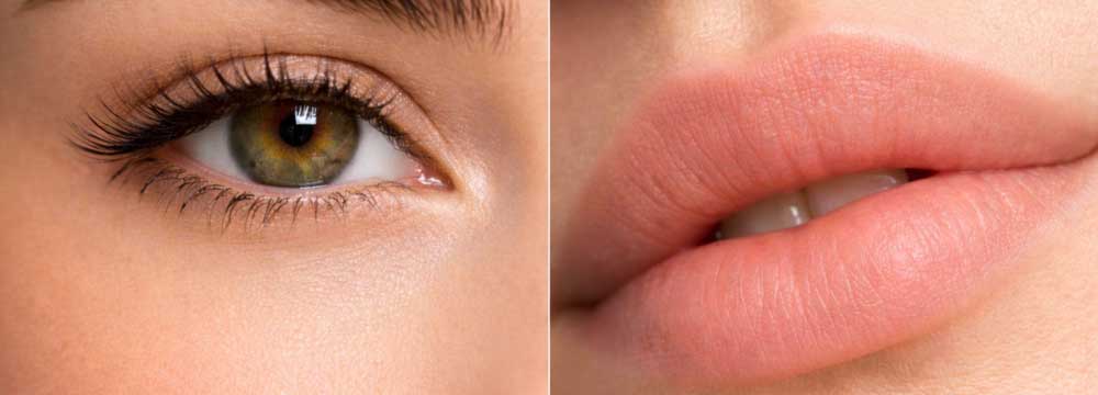 Pflegeset CARE für empfindliche Augenpartien und geschmeidige Lippen