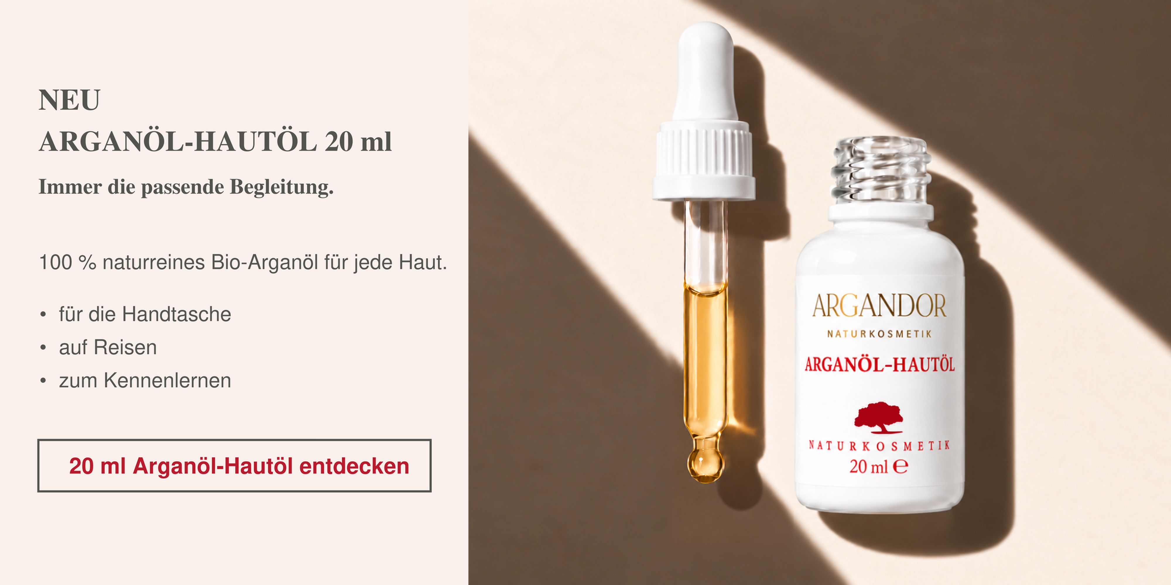 ARGANDOR Bio Arganöl Hautöl 20 ml