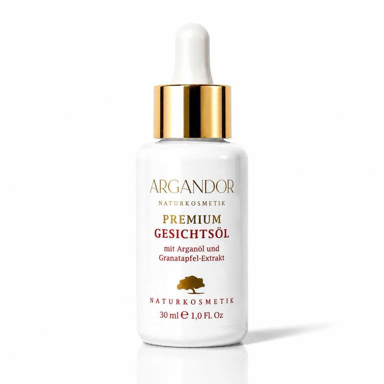 Premium Gesichtsöl mit Arganöl und Granatapfel-Extrakt