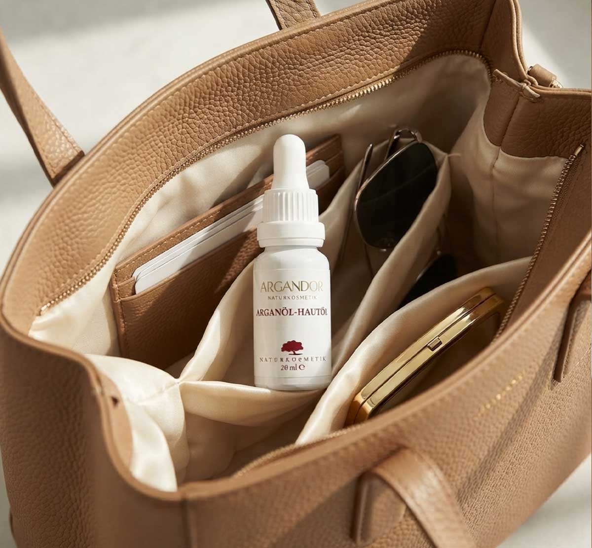 Arganöl-Hautöl Bio 20 ml – DERMATEST "sehr gut" – Laborgeprüfte Reinheit & Echtheit