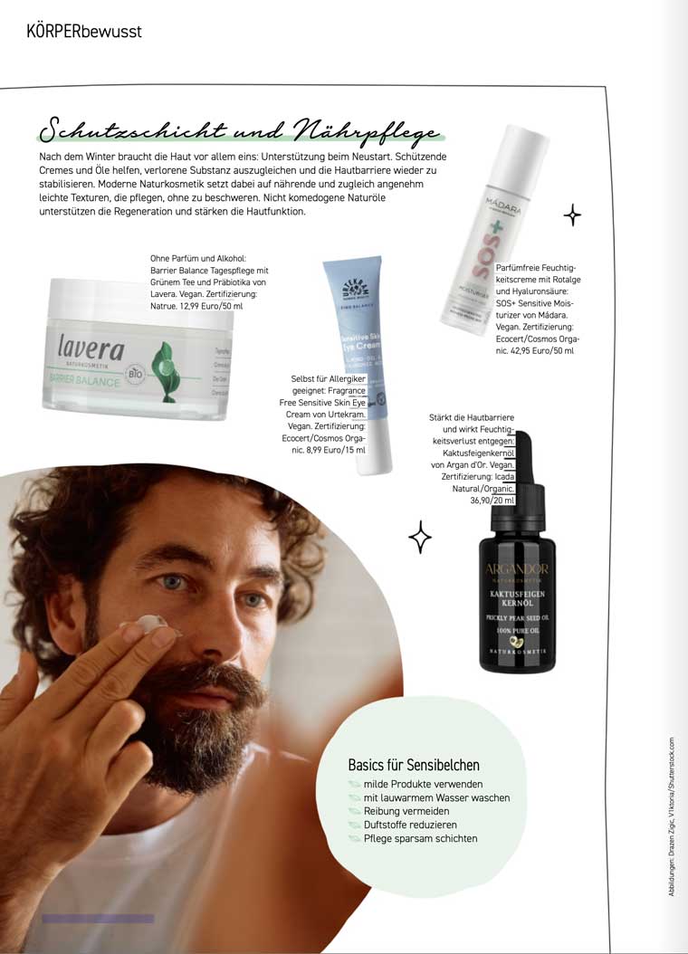 Kaktusfeigenkernöl Naturkosmetik für Feuchtigkeit und gestärkte Hautbarriere