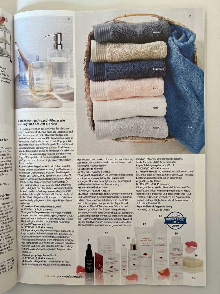 Julia Grote Winter-Katalog Vorschau Innenseite