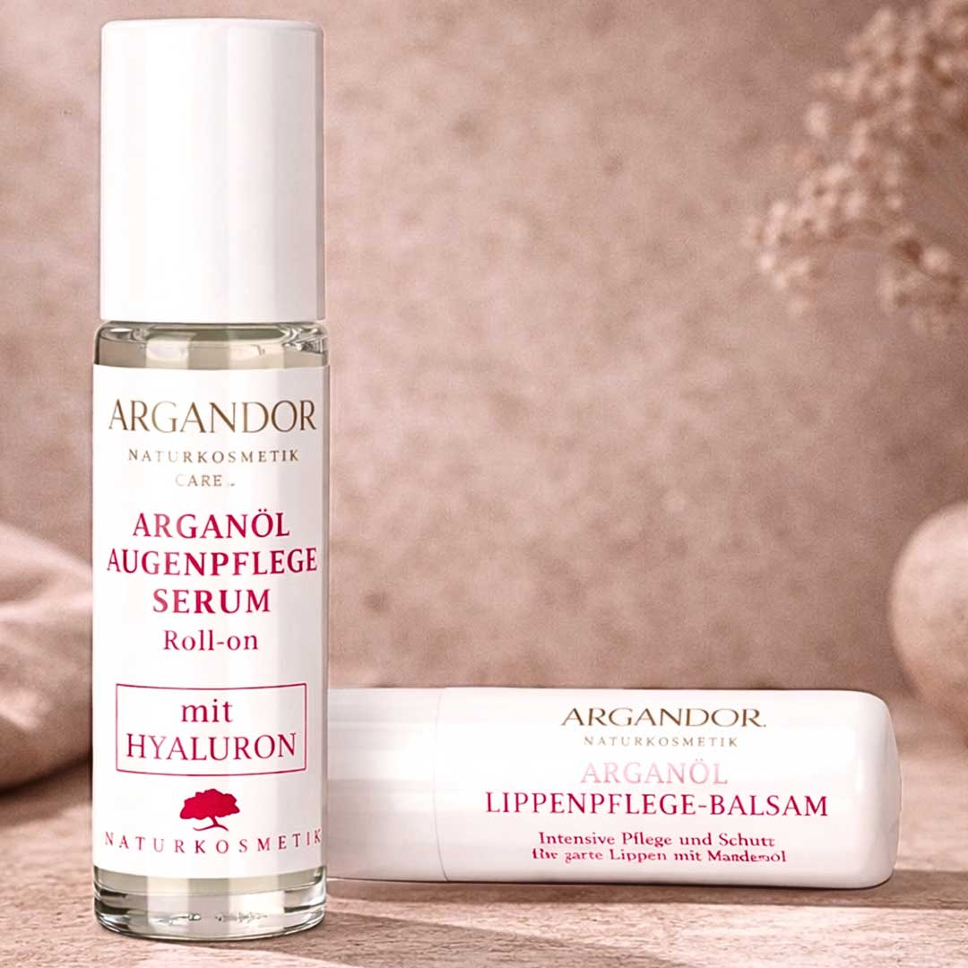 Pflegeset CARE: Augenpflege-Serum & Lippenpflege-Balsam