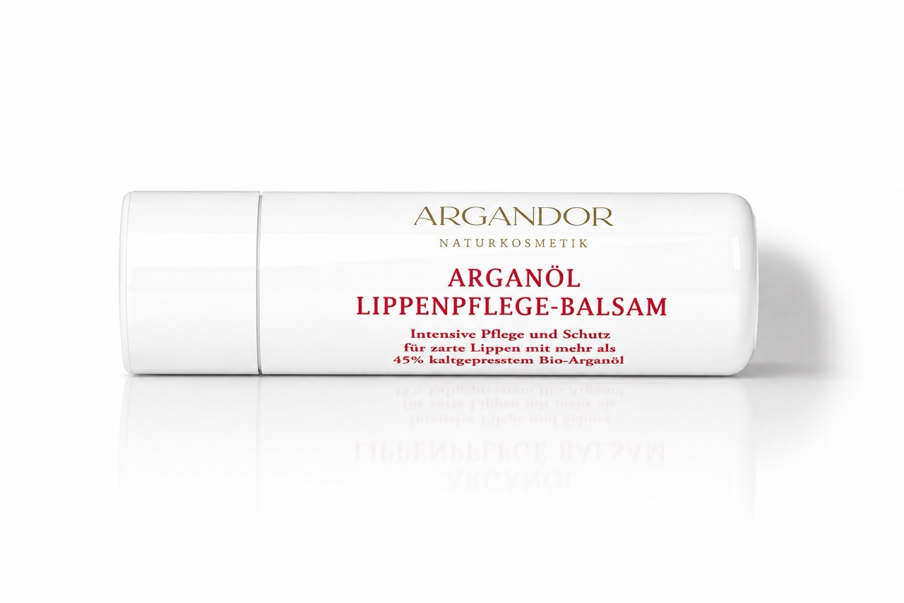 Arganöl Lippenpflege-Balsam - vegan, bio, ohne Palmöl
