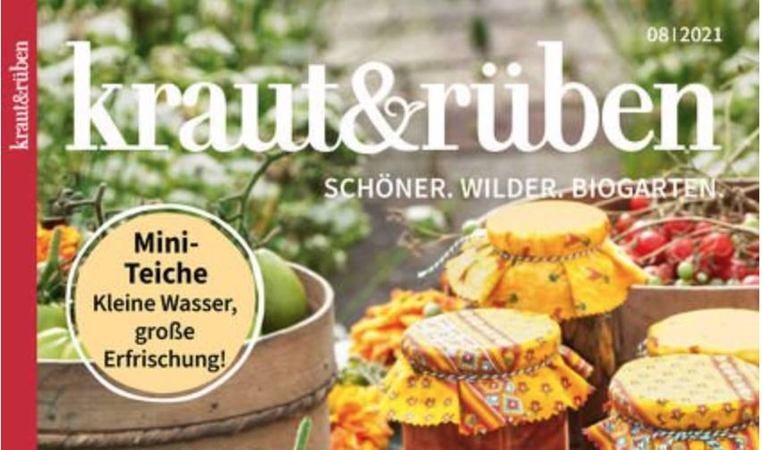 Kraut&Rüben Ausgabe 08/2021 Titelblatt mit Bericht über Arganöl Kraut&Rüben Ausgabe 08/2021 Titelblatt mit Bericht über Arganöl