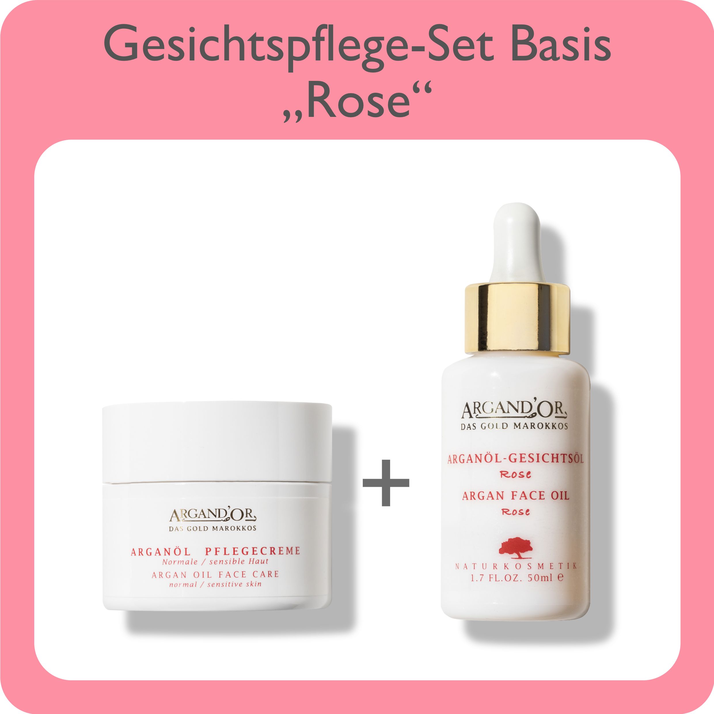 Gesichtspflege-Set Basis "Rose"