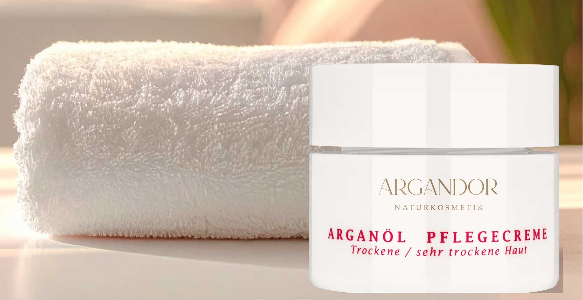 Argandor Naturkosmetik Arganöl Gesicht Creme für trockene sehr trockene Haut