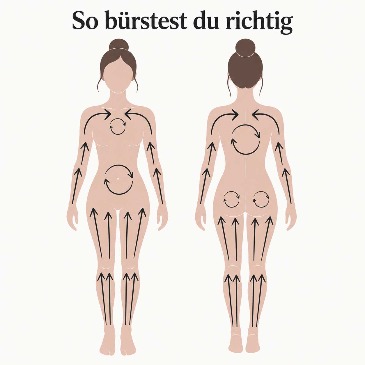 "2 in 1" Körperbürste aus Bambusholz