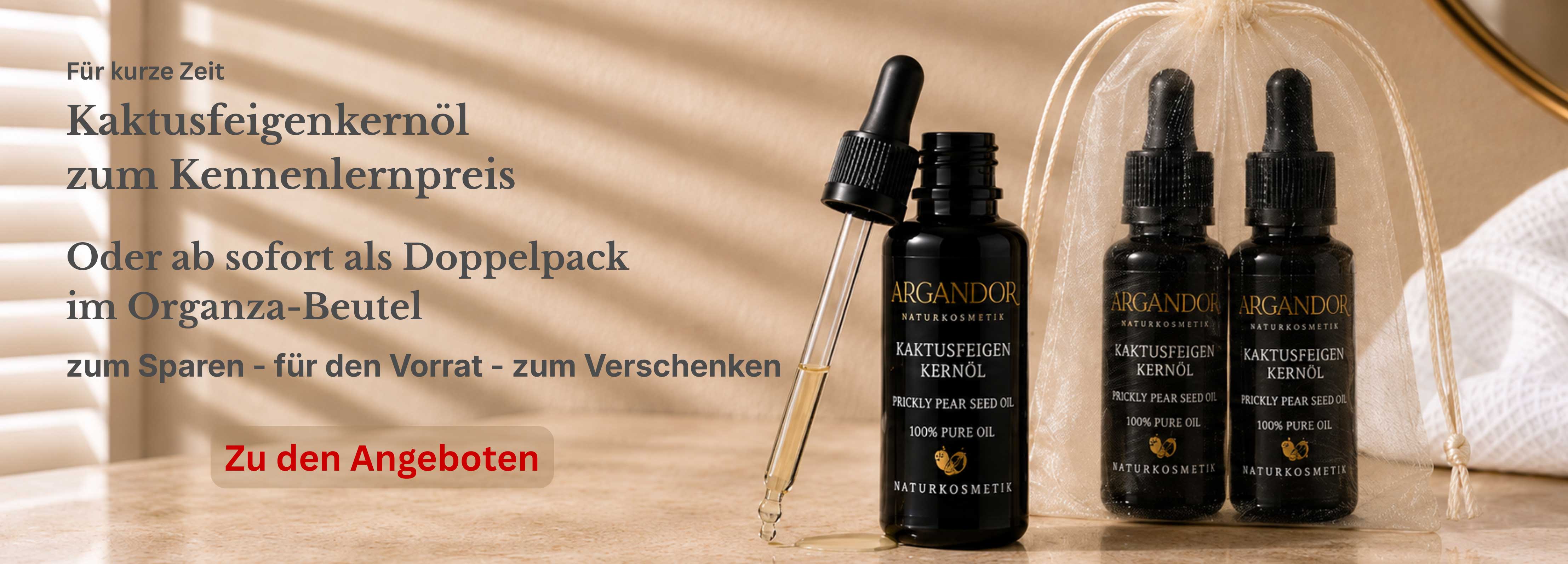 Argandor Aktion Kaktusfeigenkernöl